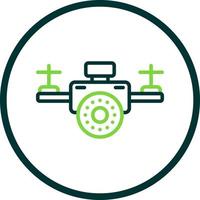 Drone Camera Vector Icon Design