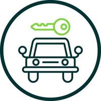 Car Rental Vector Icon Design