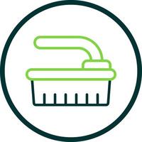 diseño de icono de vector de cepillo de limpieza