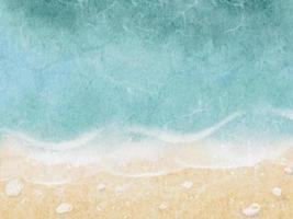 watercolor ocean beach abstract background aerial view vector