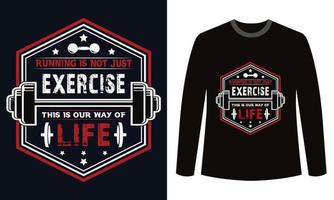 Gym Fitness t-shirts Design This Is a Lifestyle There Ts No Finish Line vector