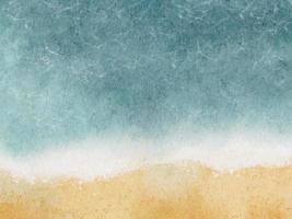 watercolor ocean beach abstract background aerial view vector