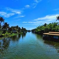 Boat in a river photo