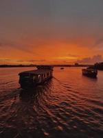 Boat in a river photo