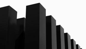 Black and white abstract architecture business background photo