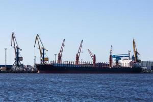 Views of the surroundings of Riga from Daugava photo