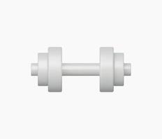 3d Realistic Dumbbells vector Illustration