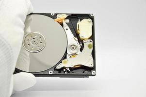 2.5-inch spinning disk type hard drive images are still commonly used today. photo