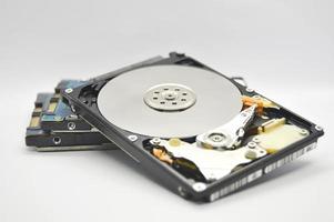 2.5-inch spinning disk type hard drive images are still commonly used today. photo