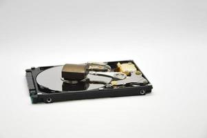 platter type hard drive 2.5-inch size, data protection concept photo