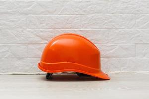 Hard hat, isolated on white background photo