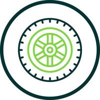 Tire Vector Icon Design