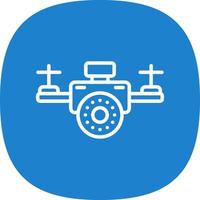 Drone Camera Vector Icon Design