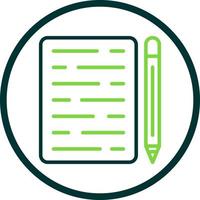 Writing Vector Icon Design