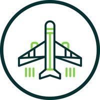 Airplane Vector Icon Design