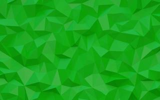 Abstract geometric green color background, polygon, low poly pattern. 3d render illustration. photo