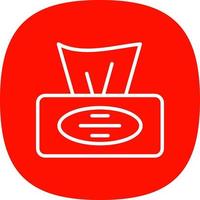 Tissue Box Vector Icon Design