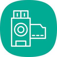 Camera Roll Vector Icon Design