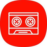 Cassette Vector Icon Design