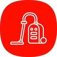 Vacuum Cleaner Vector Icon Design