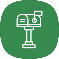 Letter Box Vector Icon Design