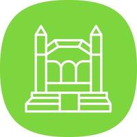 Bouncy Castle Vector Icon Design