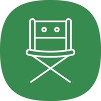 Direstors Chair Vector Icon Design