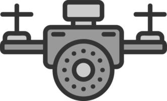 Drone Camera Vector Icon Design