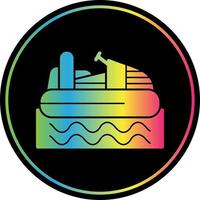 Bumper Boat Vector Icon Design