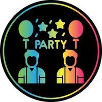 diseño de icono de vector de fiesta