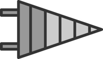 Pennant Vector Icon Design