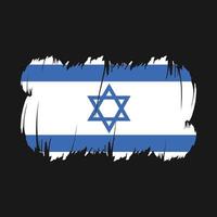 Israel Flag Brush Vector