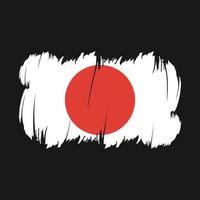 Japan Flag Brush Vector