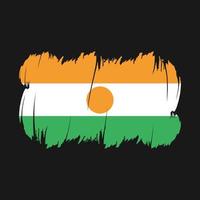 Niger Flag Brush Vector