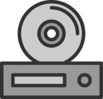 diseño de icono de vector de dvd