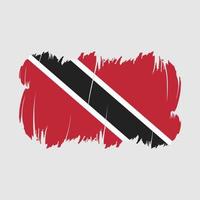 Trinidad Flag Brush Vector