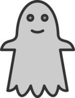 diseño de icono de vector fantasma