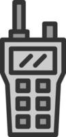 diseño de icono de vector de walkie talkie