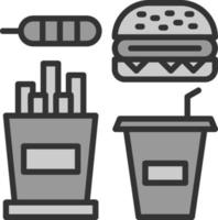 diseño de icono de vector de comida rápida