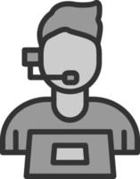Customer Service Vector Icon Design