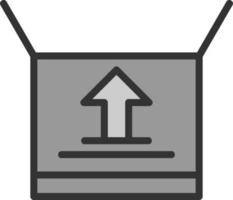 Open Box Vector Icon Design