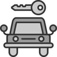 Car Rental Vector Icon Design