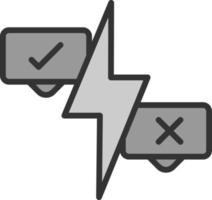 Conflict Vector Icon Design