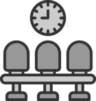 Waiting Room Vector Icon Design