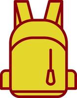 School Bag Vector Icon Design