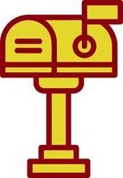 Letter Box Vector Icon Design