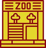 diseño de icono de vector de zoológico