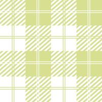 Bright lime color plaid seamless pattern. vector