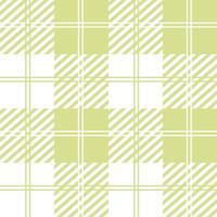 Bright lime color plaid seamless pattern. vector