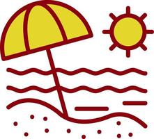 Beach Vector Icon Design